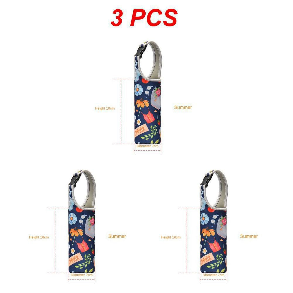 Baby Bottle Cover Portable Water Bottle Case Sleeve Sports Insulation Water Bottle Covers Pouch With Strap Holder Bottle Bag
