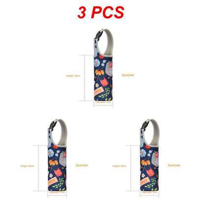 Baby Bottle Cover Portable Water Bottle Case Sleeve Sports Insulation Water Bottle Covers Pouch With Strap Holder Bottle Bag