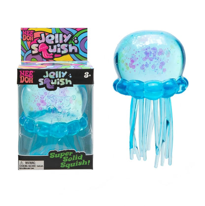 3pcs Nee Doh Jellyfish & Cube Squish Toy - Soft Jelly Squeeze Stress Relief Fidget, Sensory NeeDoh for Kids & Adults 2026@?