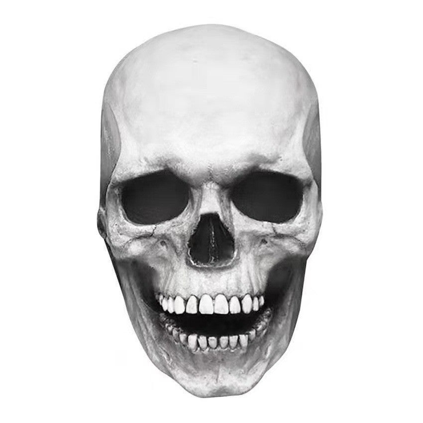 Full Head Skull Helmet Breathable Movable Jaw Mask Halloween Skull Mask Comfortable Skull Mask For Cosplay Haunted House