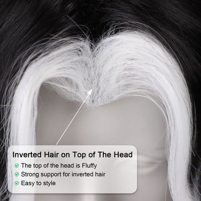 30cm Branco Destaques Curta Peruca Cosplay Curta Prata Homens Mulheres Cabelo Anime Perucas Sintéticas Resistentes ao Calor