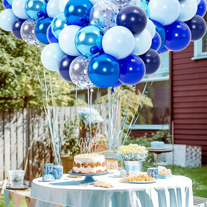 5/10/12inch Metallic Black Blue Balloon Chrome Hot Pink Rose Gold Balloon Baby Shower Boy Girl Birthday Wedding Party Decoration