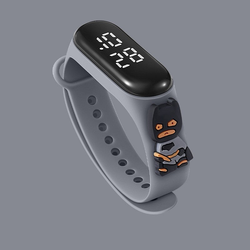 Disney Stitch LED Waterproof Kids Digital Watch Spiderman Hulk Children Watch Sports Touch Electronic Watch  Kids Gifts