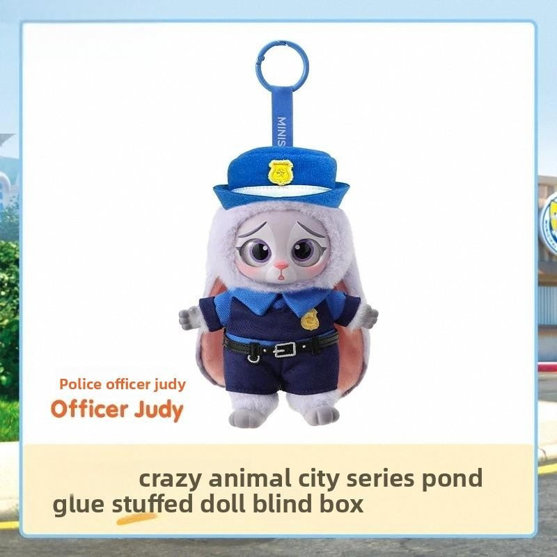 Novo em estoque Zootopia 2 Pelúcia Vinil Chaveiro Caixa Surpresa Brinquedo Colecionável Presente para Meninas Animais Mistério Brinquedos Tendência Infantil