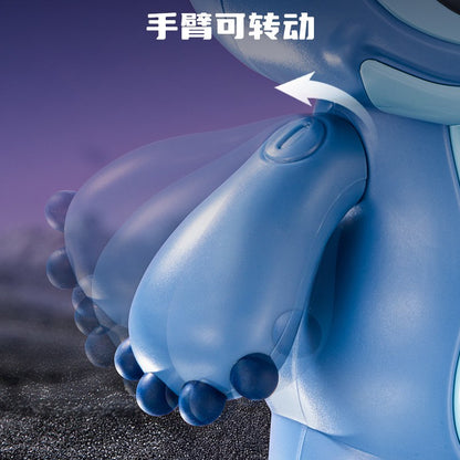 Cofre de moedas de porquinho do Stitch, da Disney, original, 32 cm, brinquedo moderno, anime, desenho animado, kawaii, fofo, elétrico, decorativo, presente para crianças