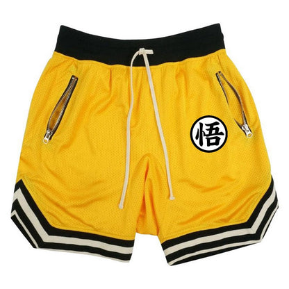 Men's Fitness Joggers Casual Breathable Short Sports Basketball Shorts Mesh Quick Dry Gym Shorts for Male Pants Summer