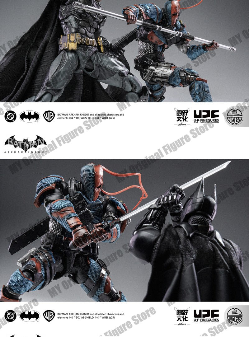 EM ESTOQUE LPZZ Deathstrok Figura U-P-Finegures Arkham Knight V8.04 Terno Bonecos de Ação Batman Estatueta 1/12 Coleção DC Brinquedo