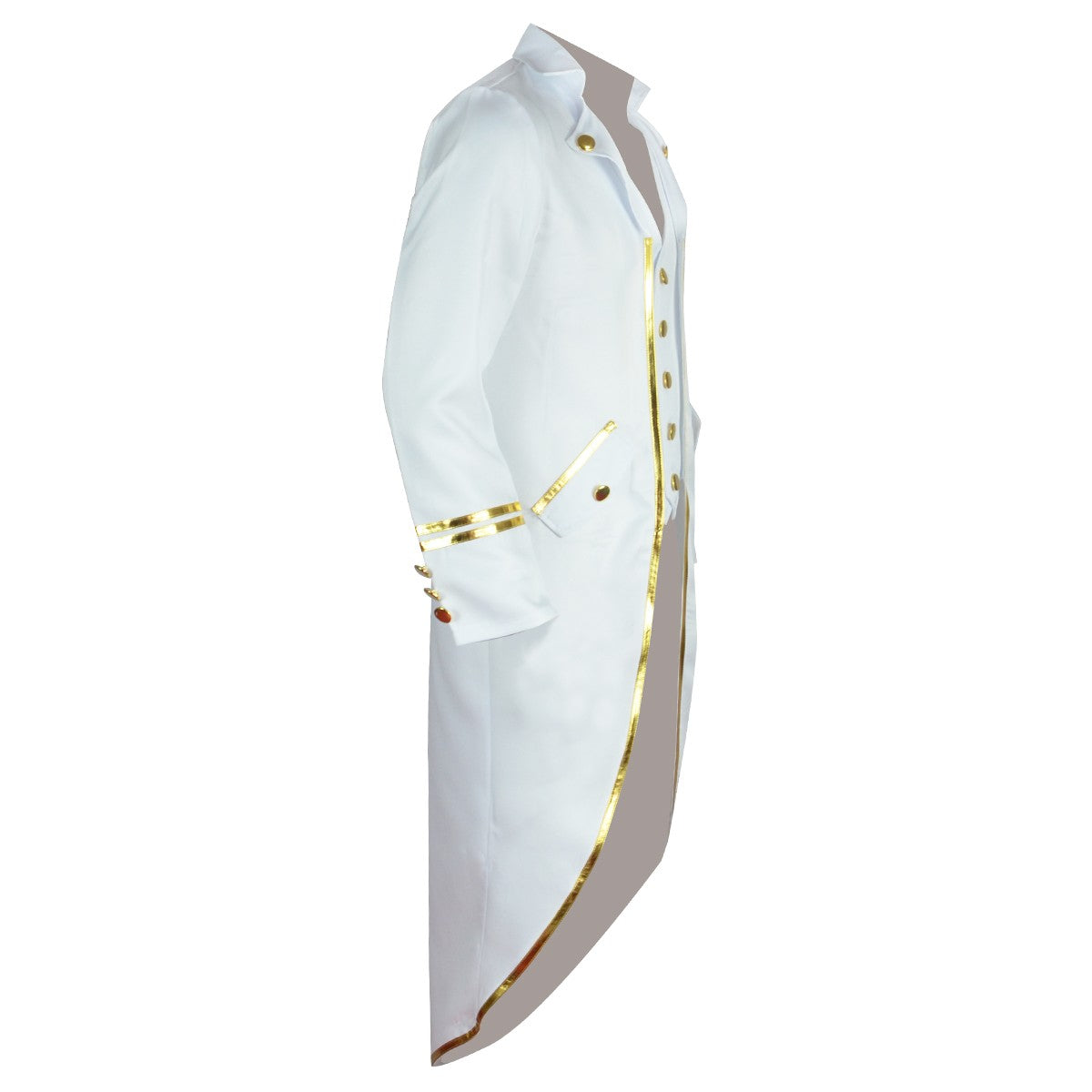 Halloween Costume Men Tuxedo Medieval Vintage Costume Male Mid-Length Punk Vintage Gilt Tuxedo Stage Performance Clothing