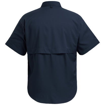 Camisa Social Masculina Pesca Bassdash UPF 50 Botão Manga Curta Tecido Exterior