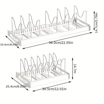 Rack de armazenamento de artefato de utensílios de cozinha, rack de armazenamento dobrável de utensílios de cozinha, rack de armazenamento de tampas de panela de cozinha