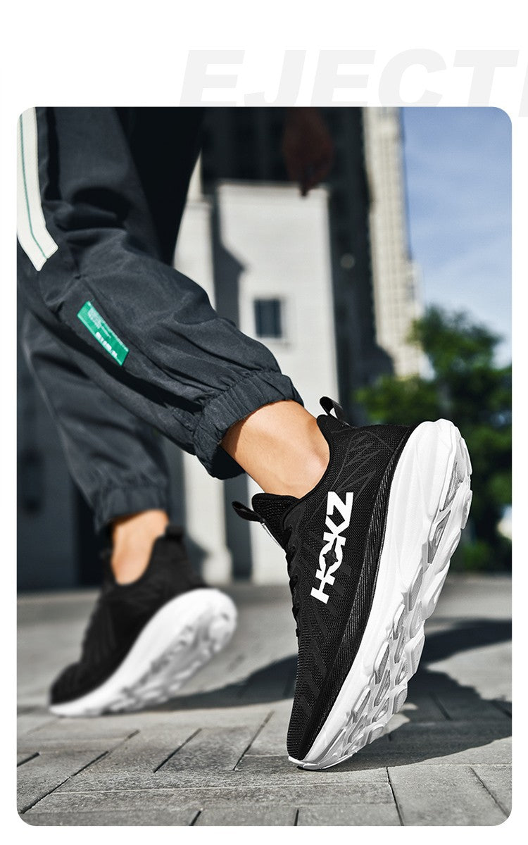 Tênis de Corrida Masculino com Placa de Carbono e Amortecimento de Ar, Tênis Esportivo Feminino Macio e Robusto, Sapatos Casuais para o Dia a Dia e Caminhada ao Ar Livre