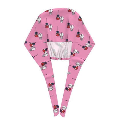 Custom Hello Kitty Medical Staff Scrubs Hat Women Men Cartoon Chara For Chef Hat Scrub Caps