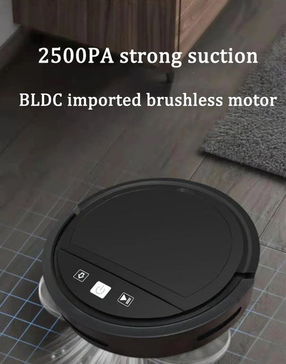Robô Aspirador de Pó 2500PA Smart Controle Remoto Sem Fio Recarga Automática Aparelho de Limpeza Varredura de Chão Aspirador de Pó Para Casa