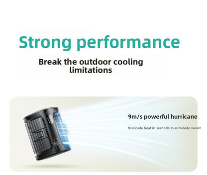 Aecooly Waist Fan Portable Waist Cooling Artifact Tubular Flow High Speed Large Wind Power Violence Small Summer Refrigeration