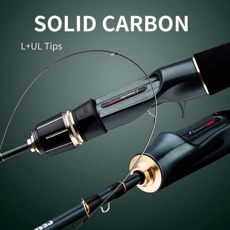 Vara de pesca de truta L+UL Dicas de vara de pesca leve para trutas Vara de pesca giratória/casting Isca de pesca Isca de pesca de polvo Lula de pesca
