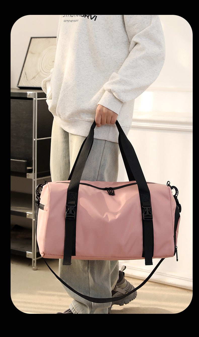 1 Piece Upgraded Sports Bag, Fitness Bag for Men and Women, Large Capacity Dry and Wet Separation Swimming Bag, Short-Distance Business Trip Portable Travel Bag, Sports Shoe Storage Bag, Multi-Purpose Luggage Bag