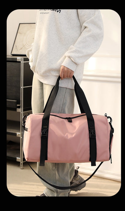 1 Piece Upgraded Sports Bag, Fitness Bag for Men and Women, Large Capacity Dry and Wet Separation Swimming Bag, Short-Distance Business Trip Portable Travel Bag, Sports Shoe Storage Bag, Multi-Purpose Luggage Bag