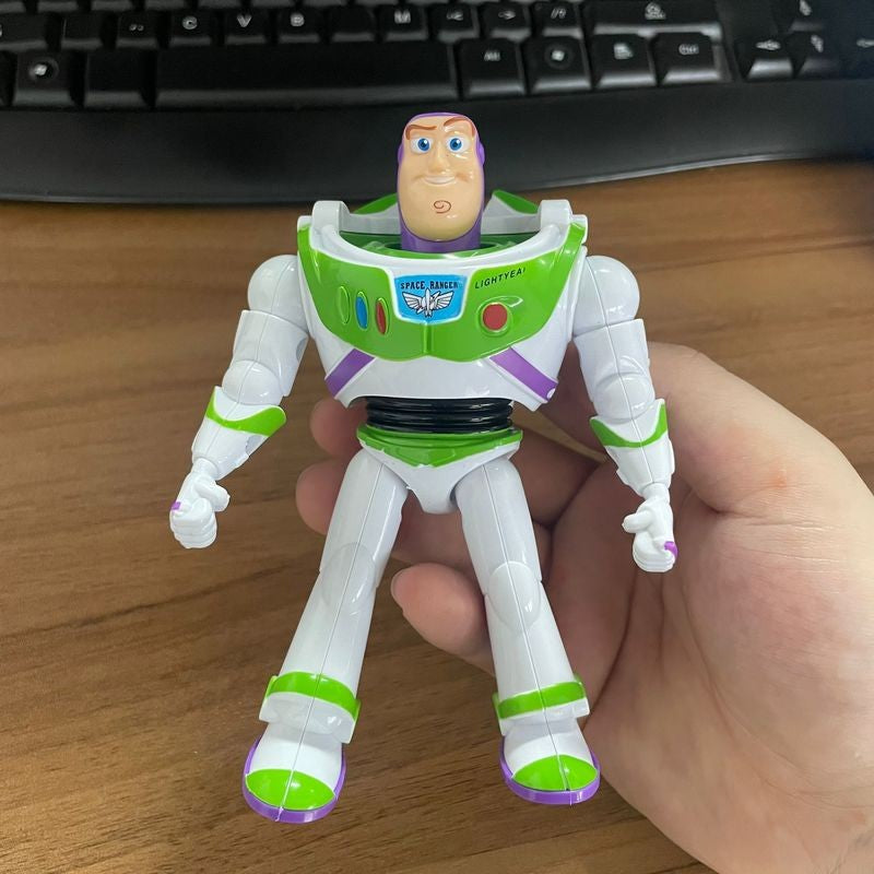 QUENTE Disney Toy Story 3 Buzz Lightyear Woody Boneco Anime Modelo Estátua Ornamento Pingente Boneca de Ação Coleção Presente de Natal Infantil