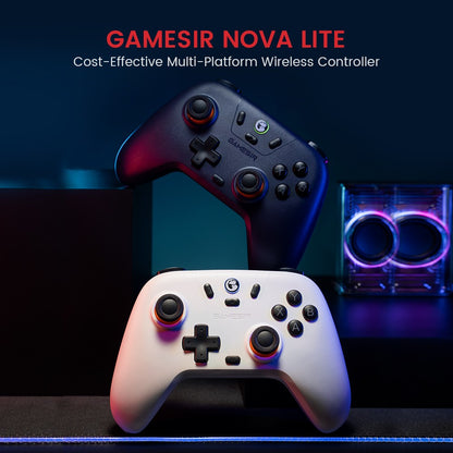 GameSir T4 Nova Lite - Wireless Switch Controller Bluetooth Gamepad with Hall Effect for Nintendo Switch iPhone Android Phone PC
