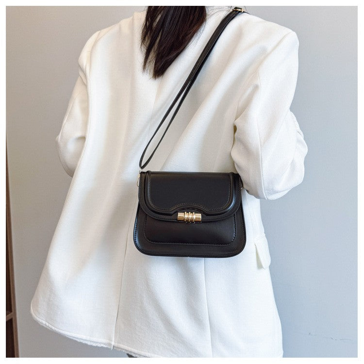 Latest Retro Crossbody Bag for Women High End Fashion Saddle Shoulder Handbag Unique Design