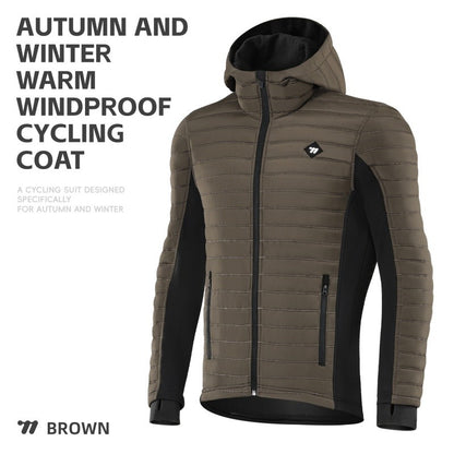 WEST BIKING Cycling Jacket Men Coats Winter Thermal Fleece Windbreaker MTB Bicycle Clothing Motorcycle Bike Jackets 0?-15?