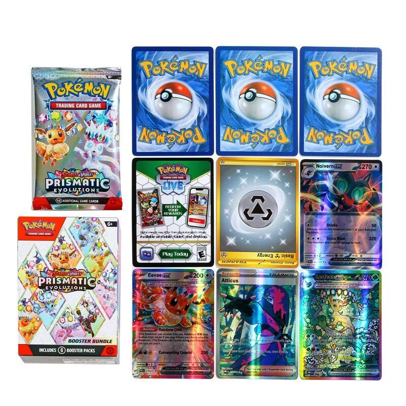 Original Pokemon Trading Card PTCG English Version ME01 MEGA EVOLUTION prismatic Enhanced Display Box ETB Pacote de Cartas Presentes