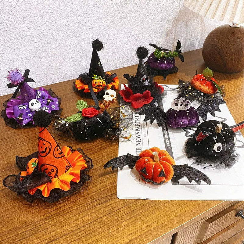 Halloween Hairpin Party Favor Gifts Day of The Dead Party Cosplay Prop Hair Accessiories   Halloween Decorations Party Gifts