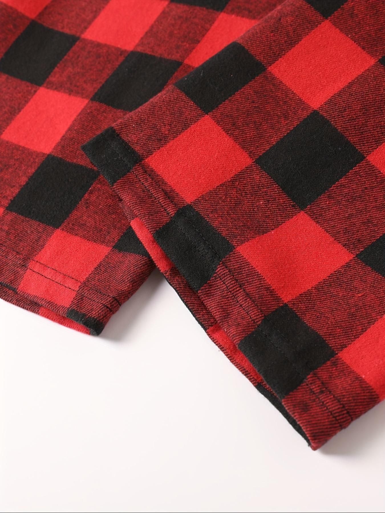 Men's Check Pajama Pants  95% Poly/5% Spandex | Stretchy & comfy  All-season wear | Regular fit  Sleep & lounge essential