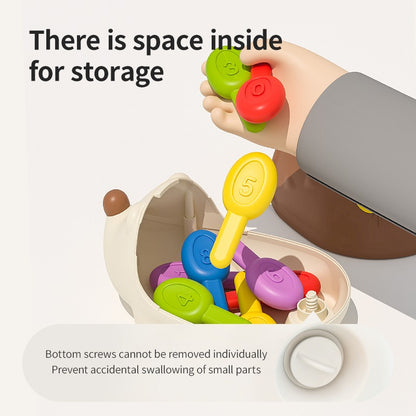 Hedgehog Montessori Baby Toys Hand-eye Coordination Fine Motor Training Develop Concentration Children Sensory Educational Toy