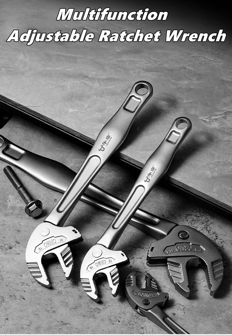 Chave Catraca de Mola com Travamento Automático, Chave Garra de Caranguejo Industrial Pesada, Mandíbula Larga Ajustável para Fabricação de Tubos Automotivos