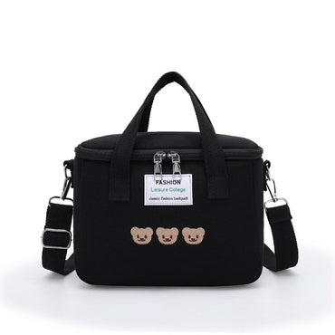 Cartoon Bear Mommy Bag Baby Feeding Bottle Cooler Bag Thermos for Children Thermal Infant Thermo Bottles Mother Kids