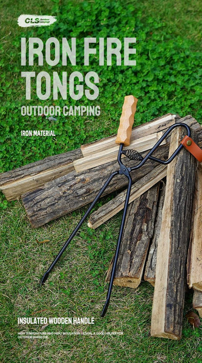 Outdoor barbecue charcoal clip,extended and thickened anti scalding charcoal clip,essential carbon clip for camping,travel,home