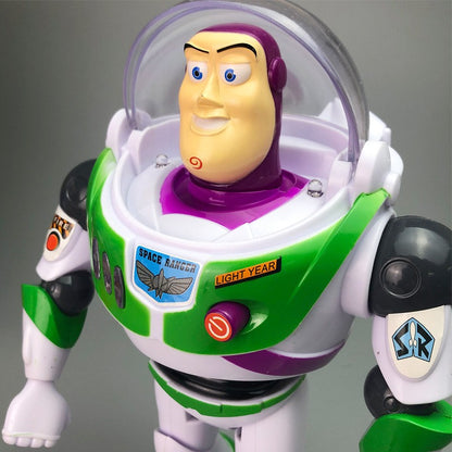 Boneco Articulado de 33cm do Buzz Lightyear de Toy Story 4 da Disney Pixar com Corpo de Pano, Fala e Edição Limitada para Coleção, Decoração e Presente