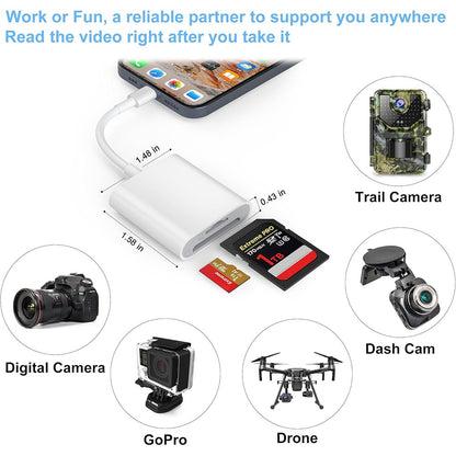 2 in 1 OTG Type C Card Reader USB Flash Drive SD TF Cardreader for iPhone 14 15 16 Xiaomi Huawei Tablet USB C to Memory Card