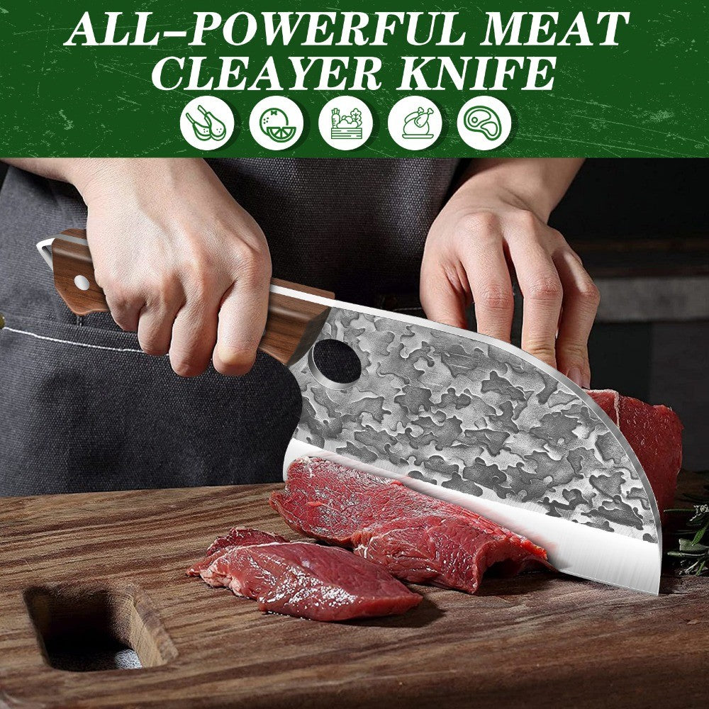 MDHAND Faca de Cozinha Japonesa de Aço Inoxidável 7'' Lâmina Afiada Faca de Chef Profissional para Cortar Carne, Peixe, Ferramenta de Cozinha