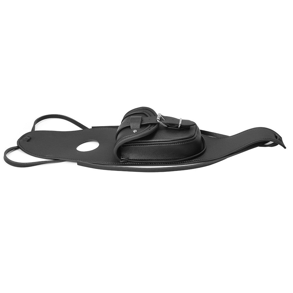 Capa para Painel de Tanque de Combustível de Couro PU Preto para Motocicleta, Almofada de Proteção, Bolsa para Harley Sportster Iron 883 1200 XL Universal