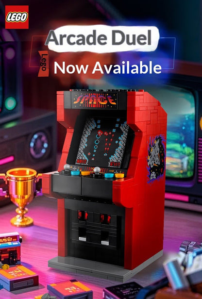 LEGO Outras Séries 40805 Console de Fliperama Surpresa Quebra-Cabeça Infantil Blocos de Montar Brinquedo Presente