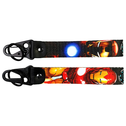 Chaveiro de bico de águia de figuras legais de anime, cordões curtos usados ​​em corda de telefone, suporte de crachá, pingente USB, cordão de chave portátil