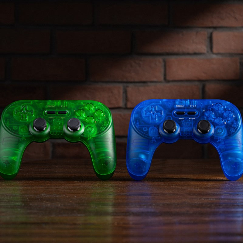8BitDo Pro 2 Bluetooth Controller Hall Effect Joystick Gamepad for Apple Nintendo Switch 2 PC MacOS Android Steam Deck