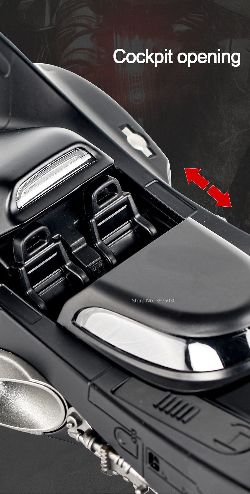 1:24 Scale 1989 Batmobile Sports Car Alloy Miniature Model Metal Diecast Vehicle Sound Light Plaything Decoration Gifts for Kids