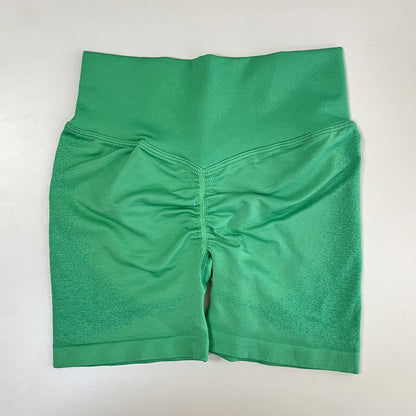 Ignite Shorts for Women Scrunch Bum Gym Shorts Fitness Mid Waist Seamless Yoga Shorts Butt Lifting Workout Short Leggings