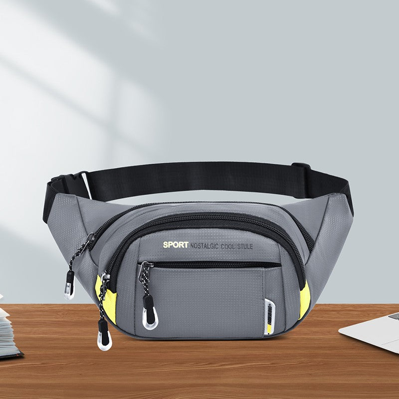 Unisex Mobile Waist Bag - Large Capacity, Water-Resistant, Durable for Work & Travel, Fashion Crossbody Pack Sports Bag