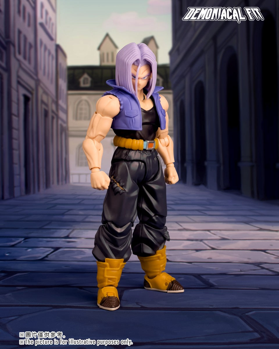In Stock Demoniacal Fit Dragon Ball Z Shf Super Saiyan Action Figure Trunks The Boy From The Future Son of Tomorrow Figures Toys
