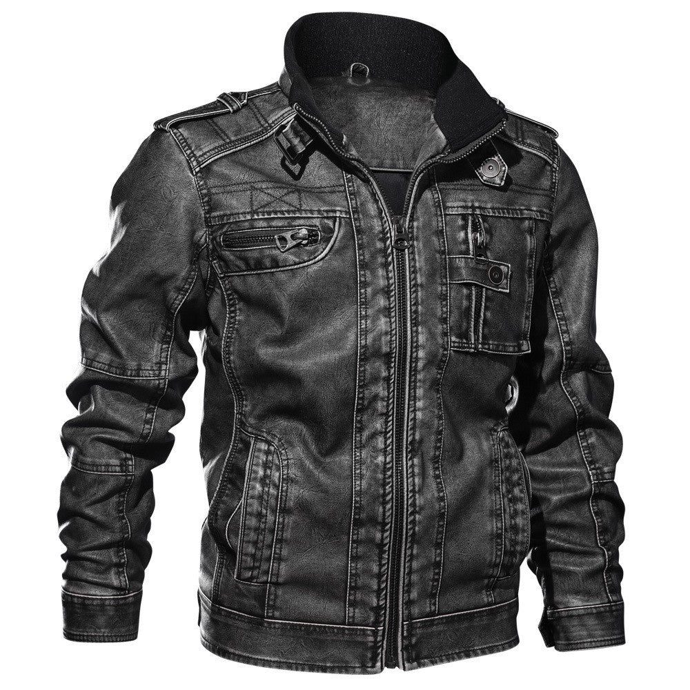 Mens Leather Jackets High Quality Classic Motorcycle Jacket Male Plus faux leather jacket men spring Drop shipping