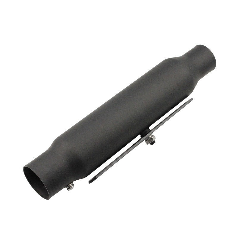 2PCS Universal Retro Motorcycle Exhaust Muffler Pipe 38/40/43/45mm For Harley Triumph CG125 Pit Bike Black Chrome