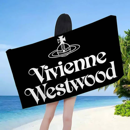 V-VivienneS-S Westwood Fashion Microfiber Beach Towel Absorbent Quick dry Soft Yoga Swimming Resort Mountain Climbing Towel