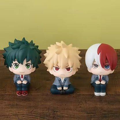 LookUp My Hero Academia Midoriya Izuku Boneco de Anime Boku no Hero Academia Bakugo Katsuki/Todoroki Shoto Bonecos de Ação Brinquedos Presentes