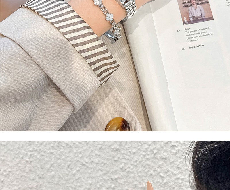 GEDI Square Watch Stainless Steel Gold Vintage Watches for Woman Luxury Elegant Waterproof Quartz Wristwatch Gifts Girlfriend