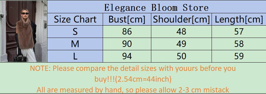 Women Solid Faux Fur Vest Crop Top Fashion Turtleneck Fluffy Short Tank Tops 2025 Winter Lady Elegant Sleeveless Jacket Coat
