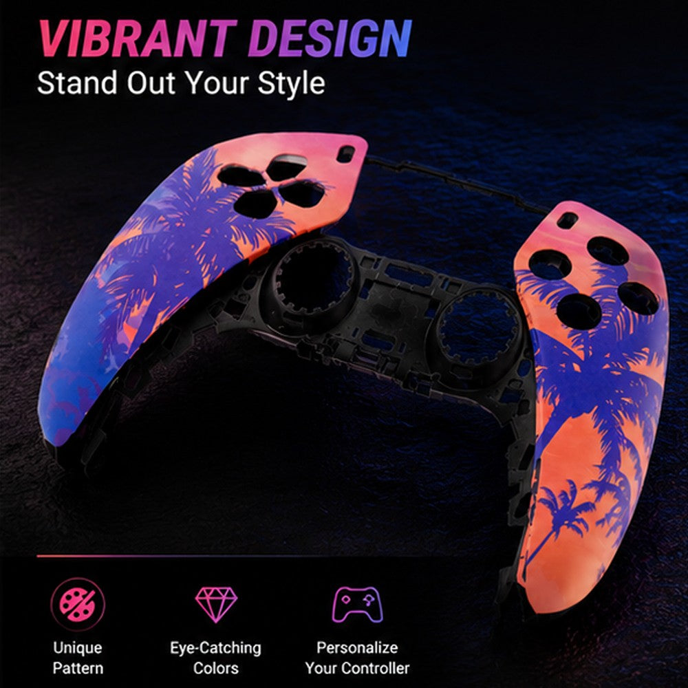 Replacement Front Shell With Touchpad For PS5 Controller Faceplate BDM-010 020 030 040 050 DIY Custom Housing Protection Cover